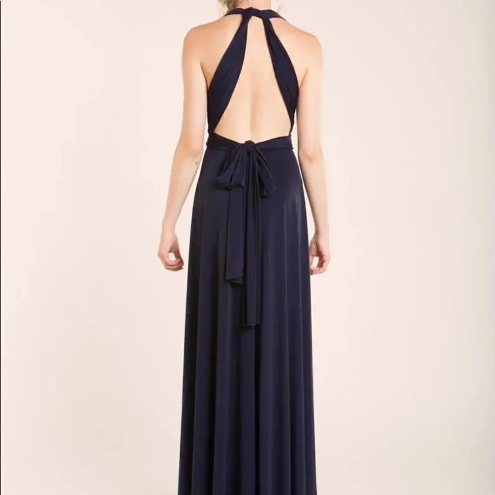 Navy Blue Infinity Multi Way Dress